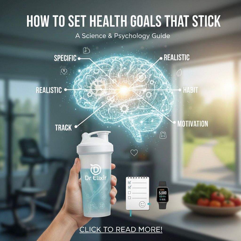 How to Set Health Goals That Stick: A Science & Psychology Guide