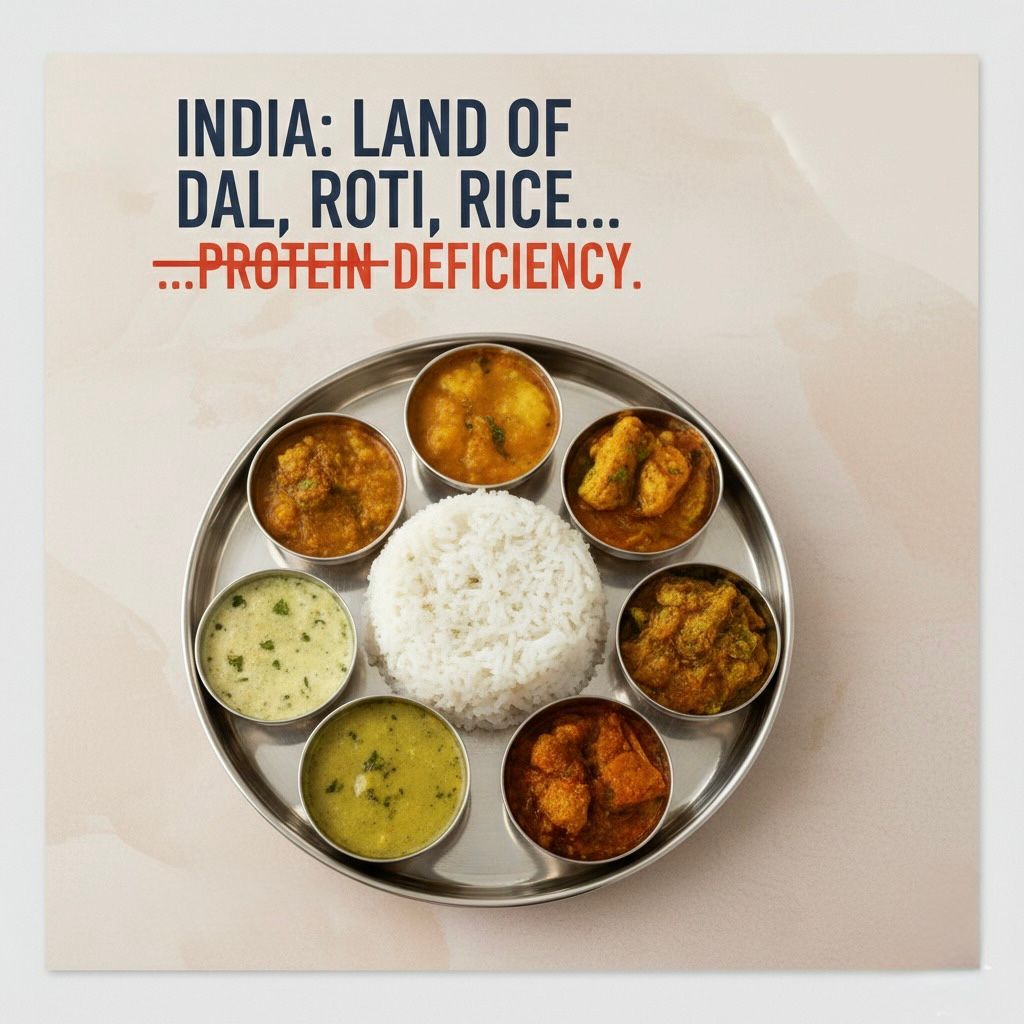 India Is the Land of Dal, Roti, Rice — But Also the Land of Protein Deficiency