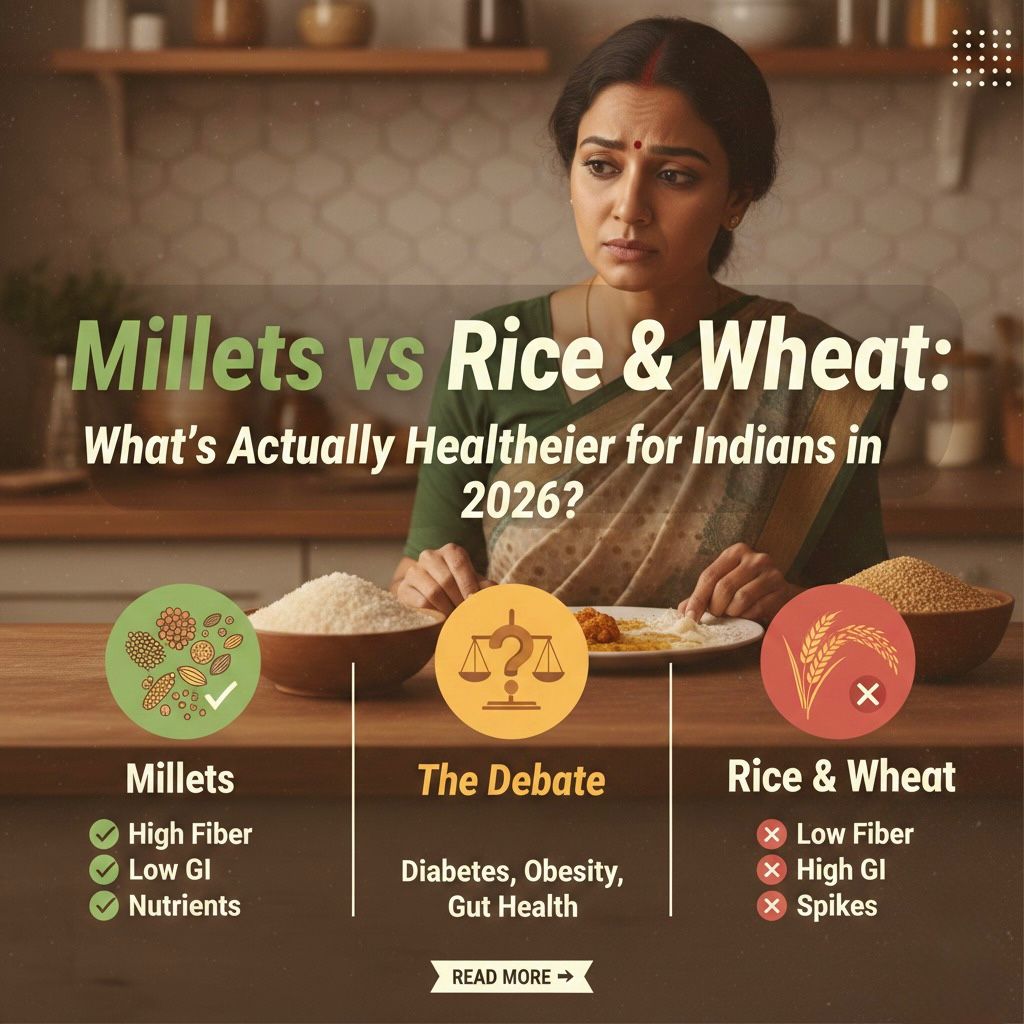 Millets vs Rice & Wheat: What’s Actually Healthier for Indians in 2026?