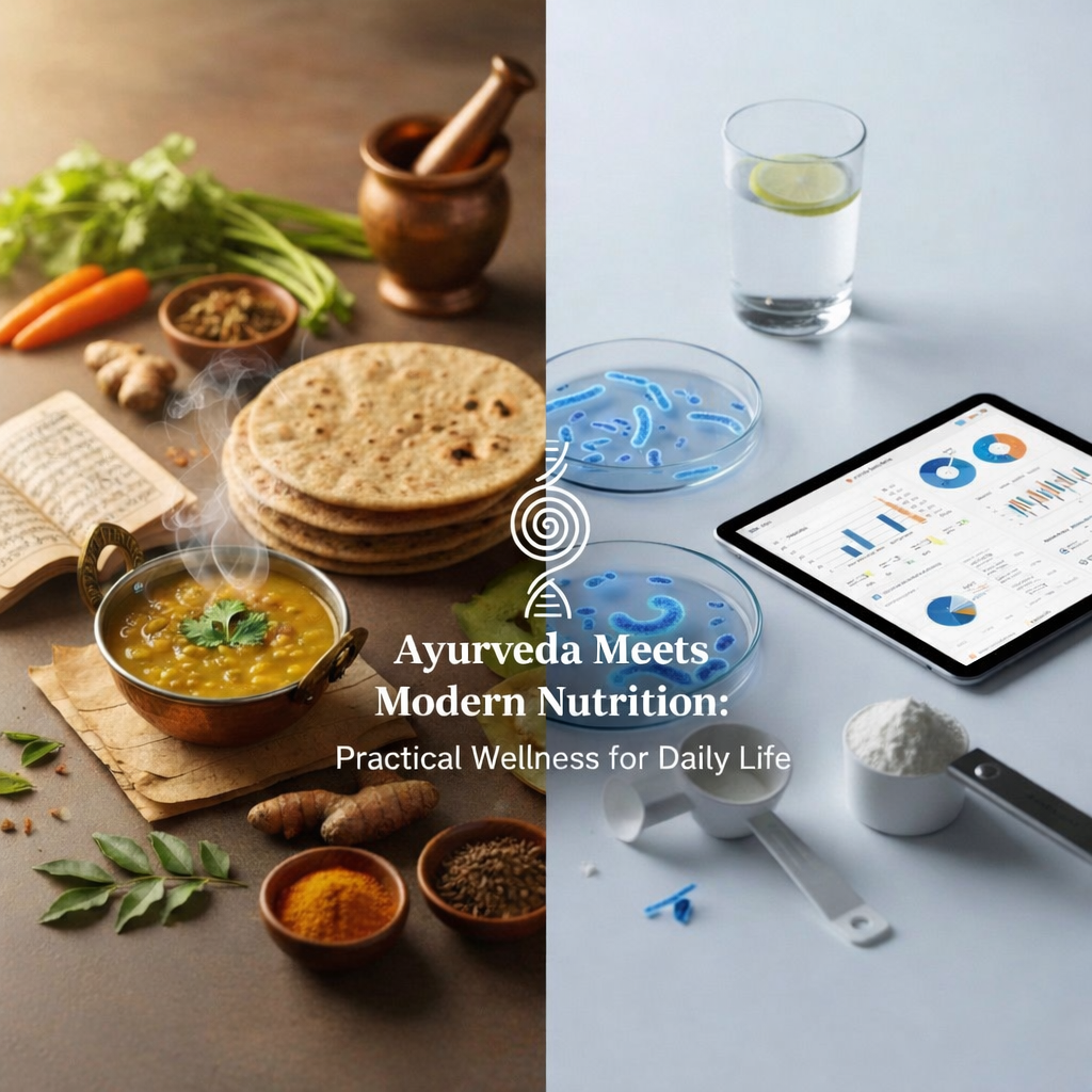 Ayurveda Meets Modern Nutrition: Practical Wellness for Daily Life