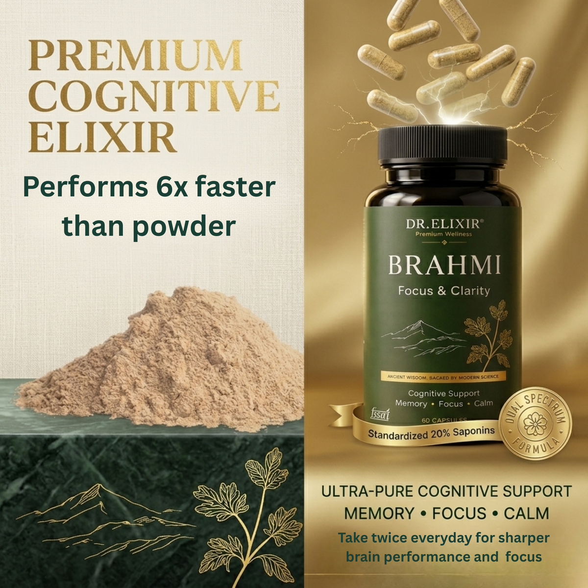 Pure Brahmi Extract – From Brain Fog to Clarity