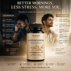 Ashwagandha KSM-66 Root Extract | Stress/Recovery/Sleep Support