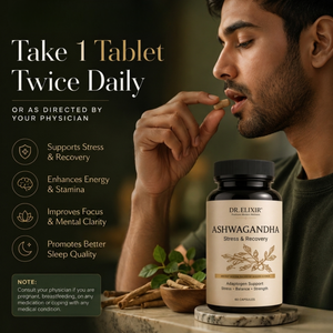 Ashwagandha KSM-66 Root Extract | Stress/Recovery/Sleep Support