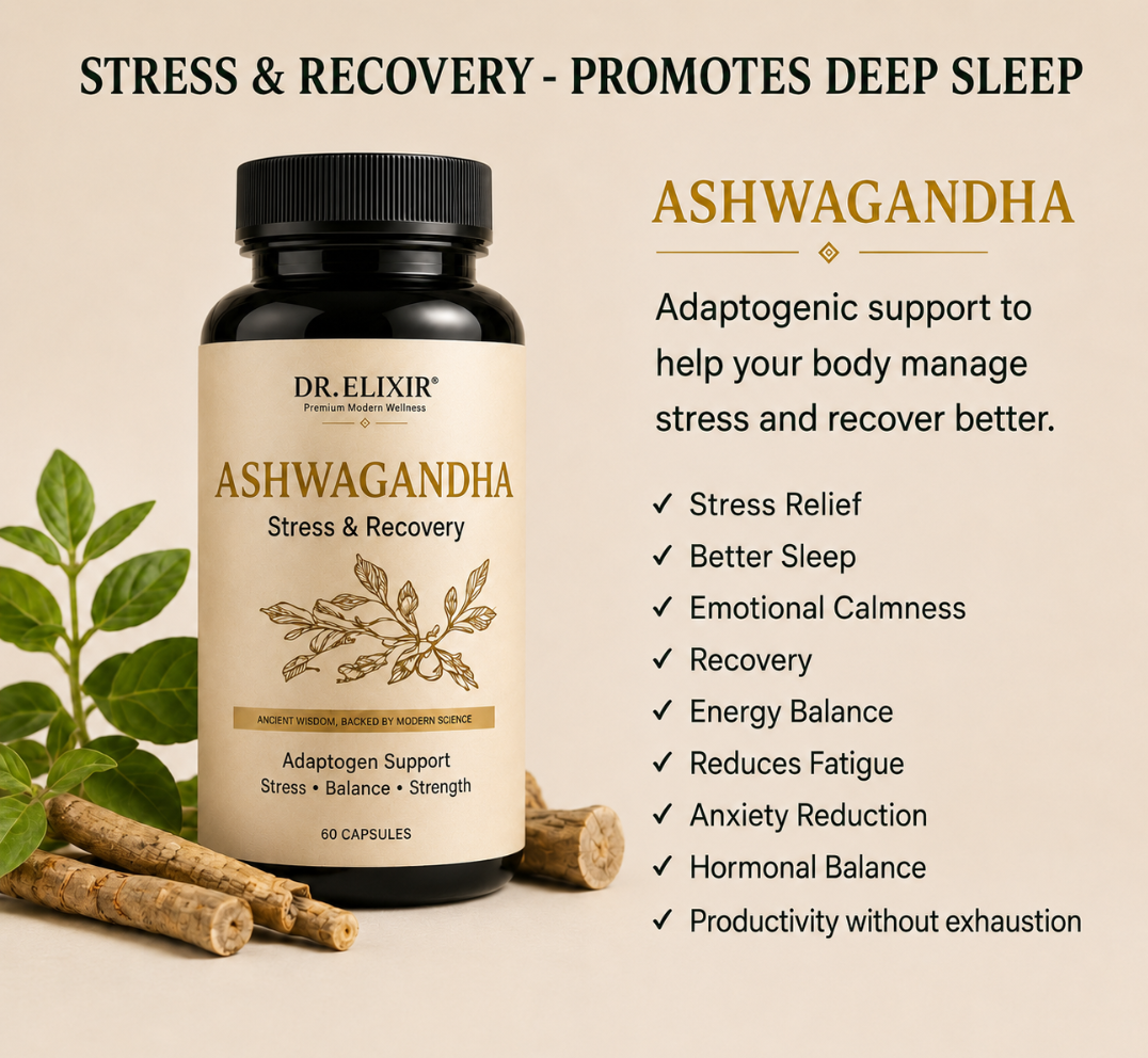 Ashwagandha KSM-66 Root Extract | Stress/Recovery/Sleep Support