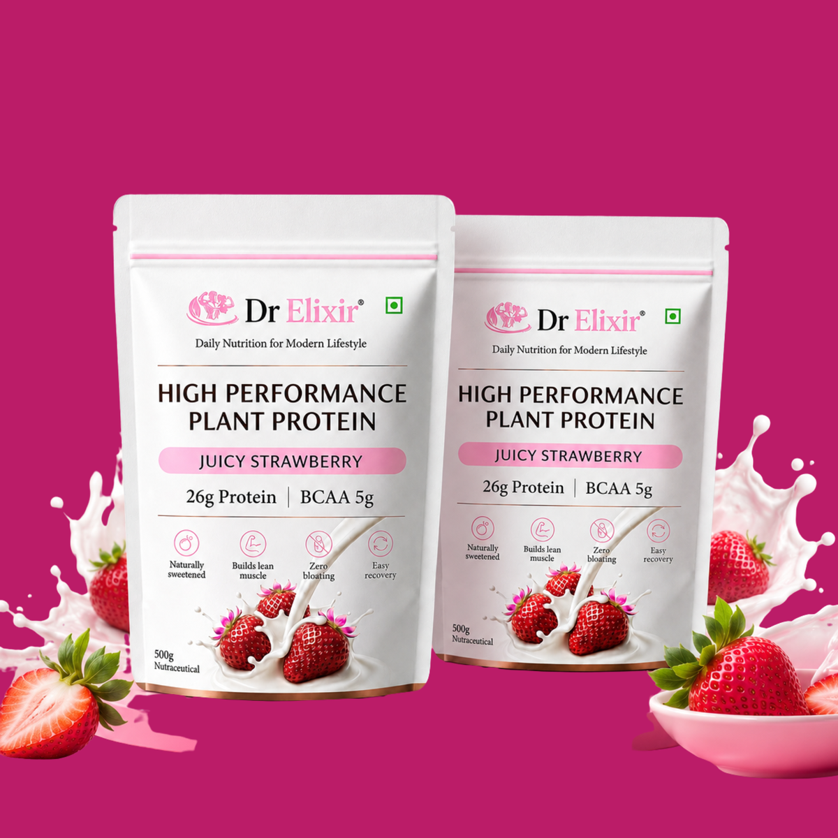 High Performance Plant Protein – Juicy Strawberry