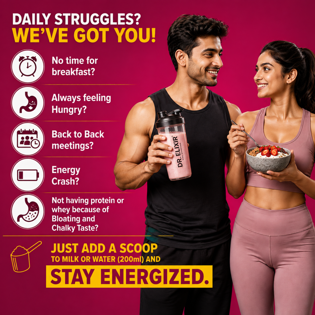 High Performance Plant Protein – Juicy Strawberry