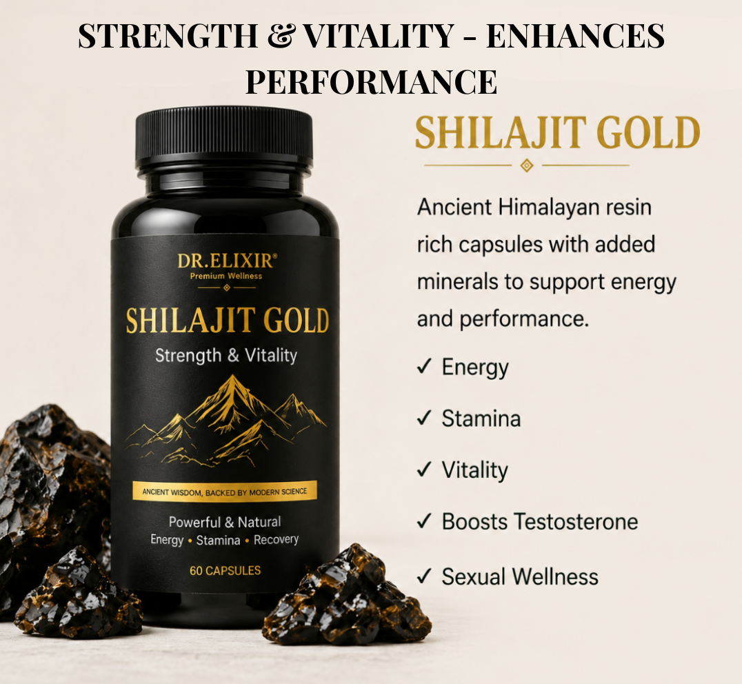Shilajit Gold – Peak Performance, Strength & Recovery