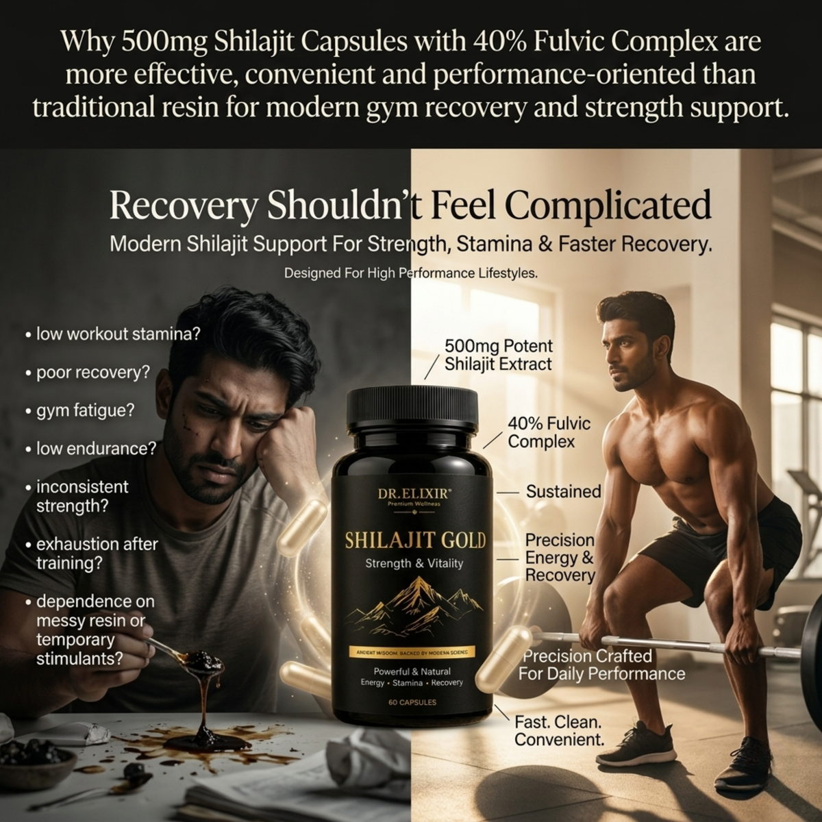 Shilajit Gold – Peak Performance, Strength & Recovery