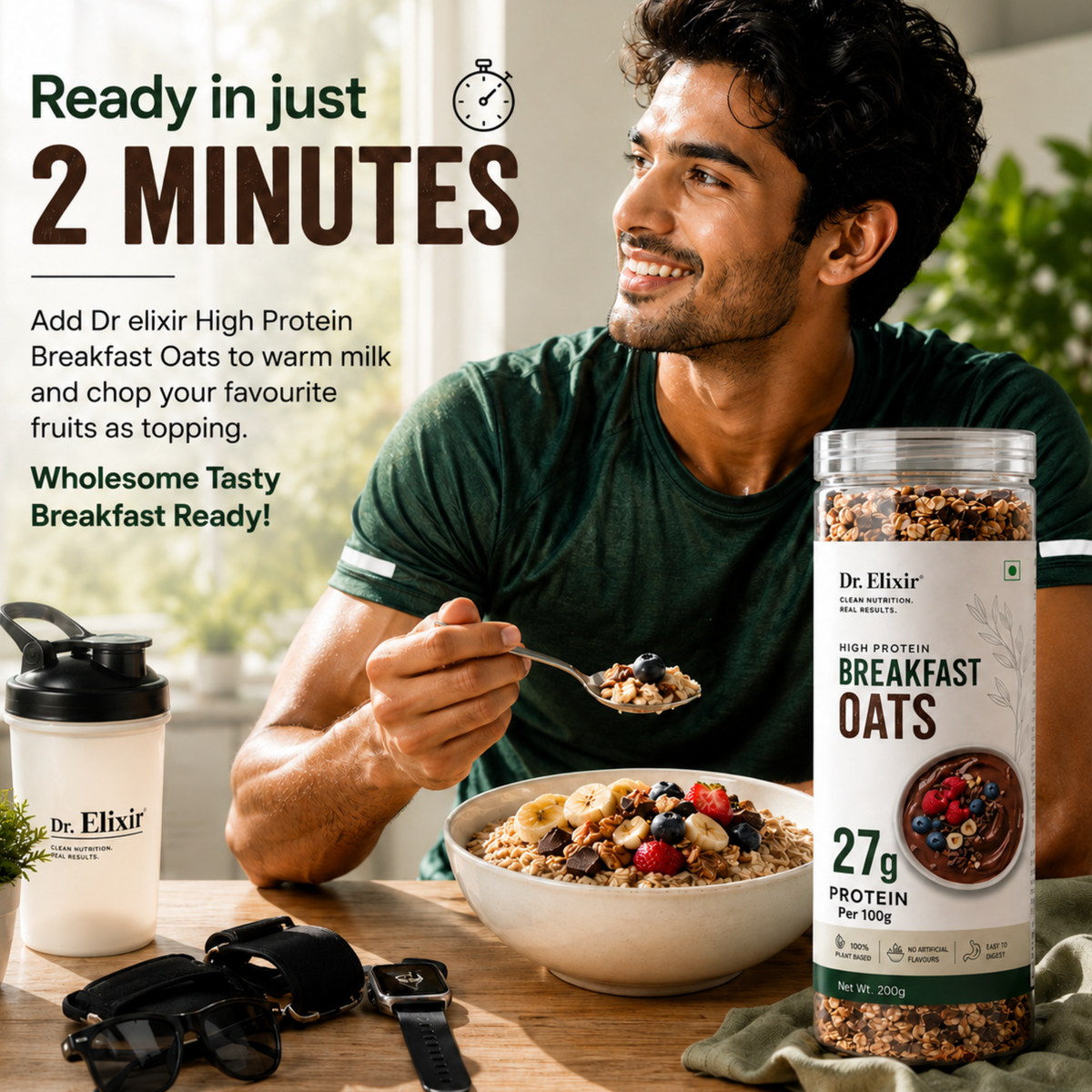 High Protein Breakfast Oats