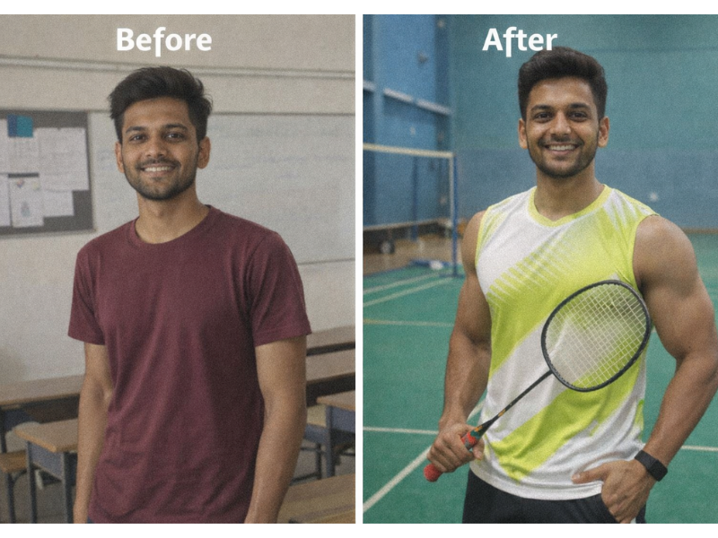 Anup Kaushik Before After