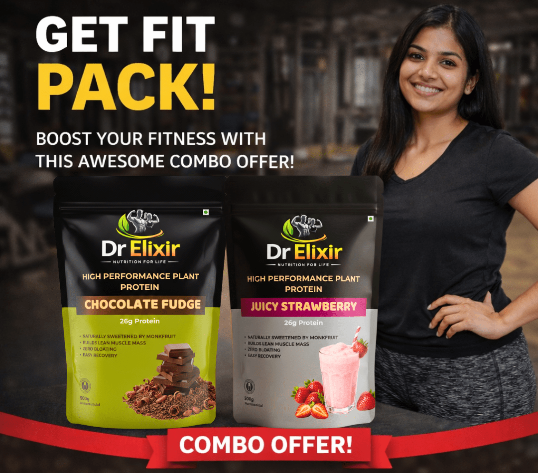 High Performance Plant Protein – Combo (Chocolate Fudge + Juicy Strawberry)