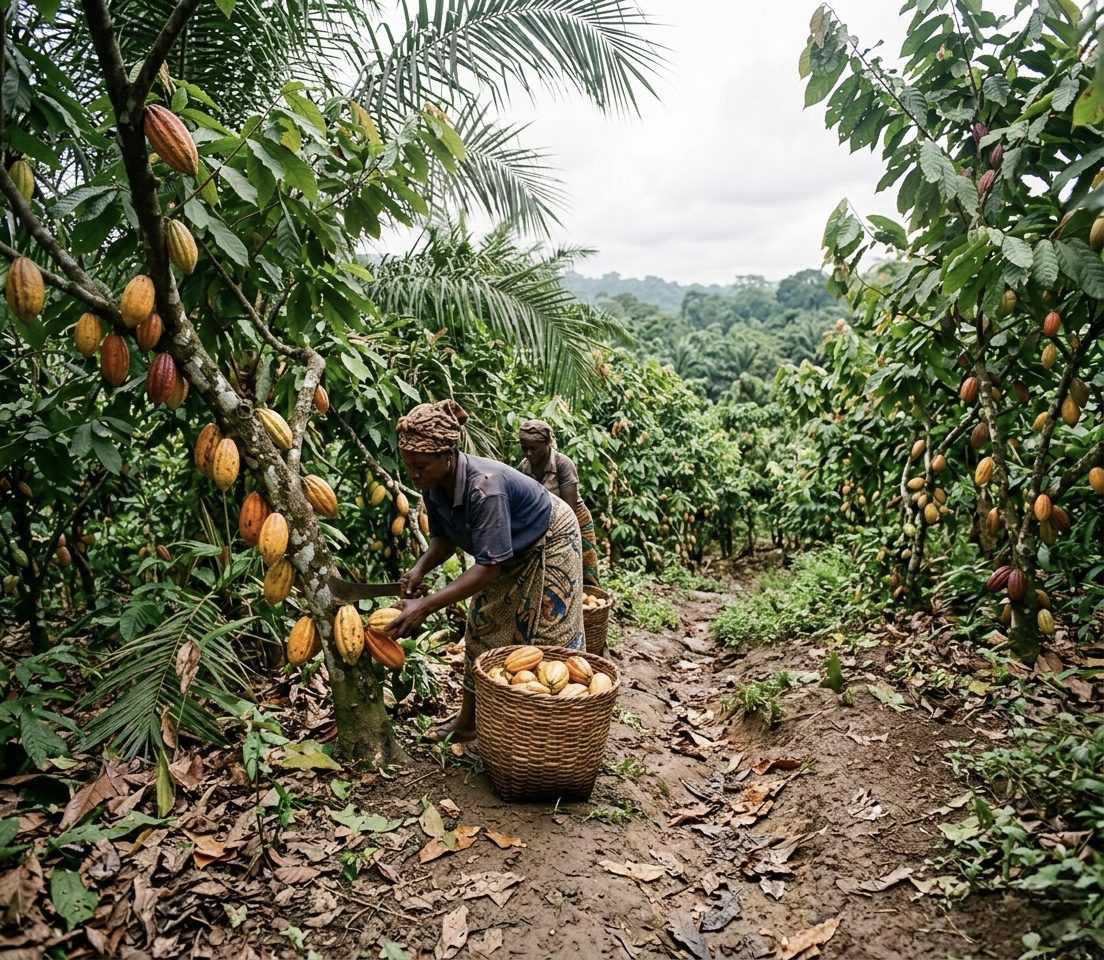 Ghana coco farm
