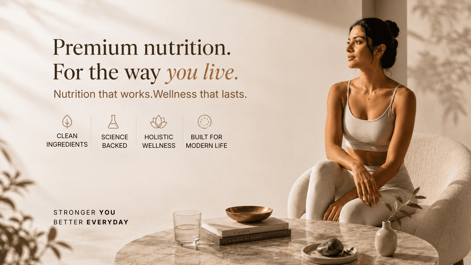 Premium nutrition. For the way you live.