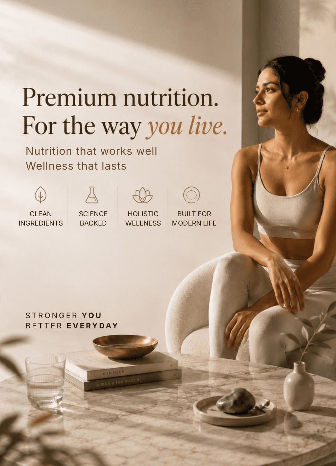 Premium nutrition. For the way you live.