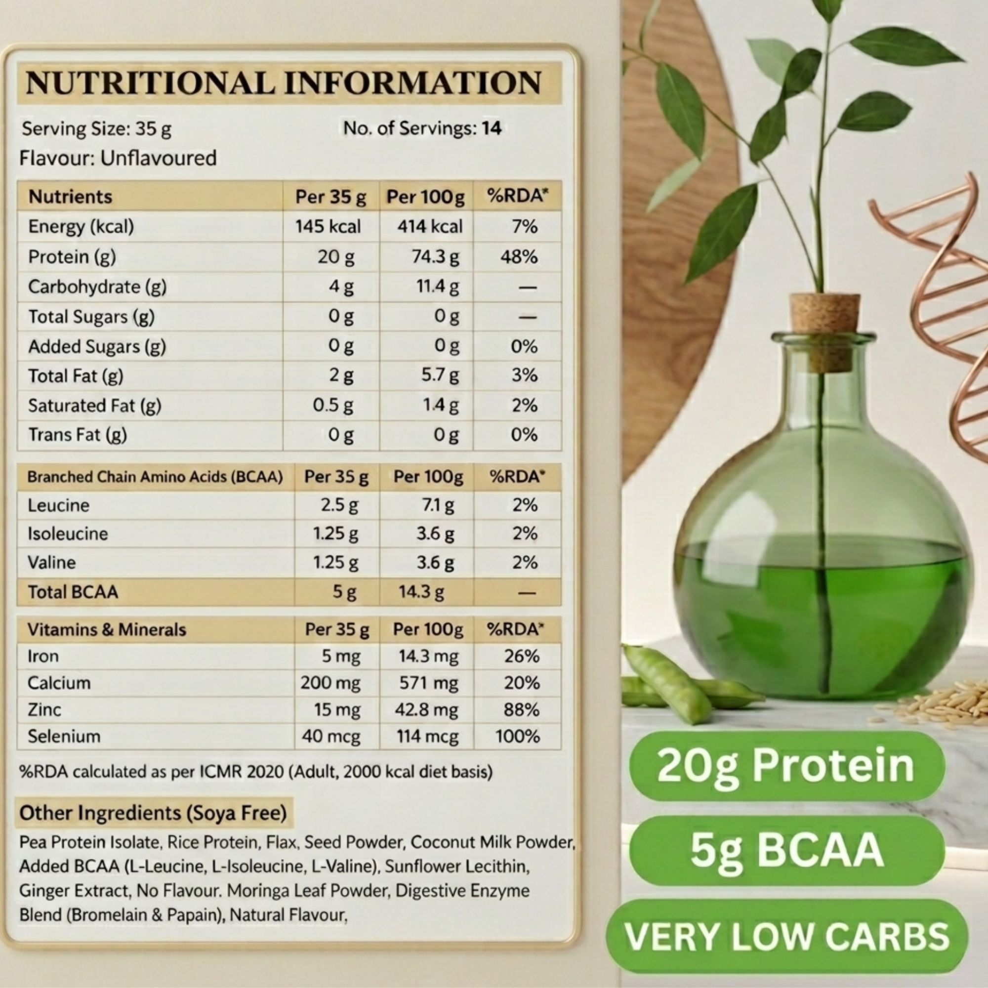 Daily Poshan - Unflavoured Protein - Image 7