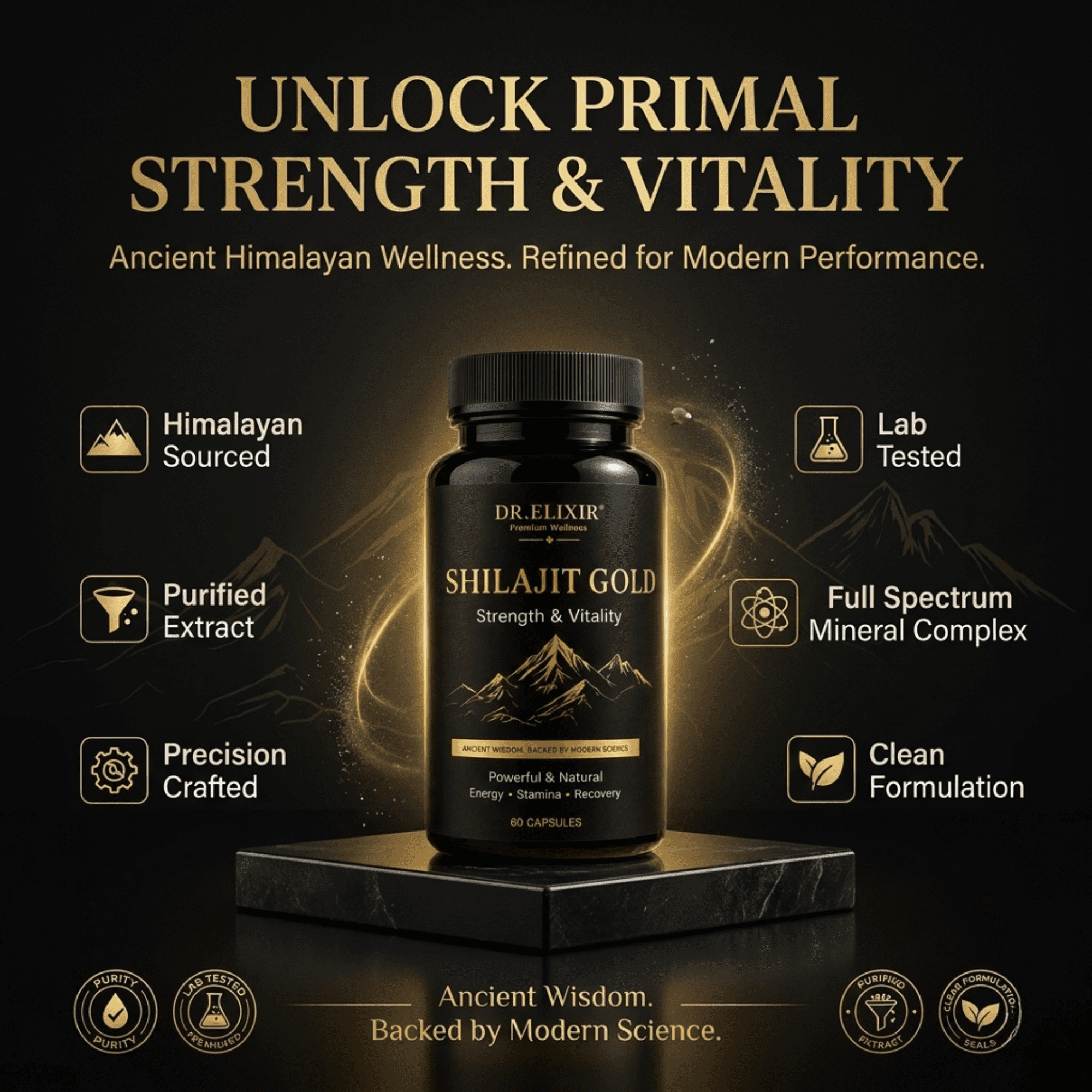 Shilajit Gold - Peak Performance, Strength & Recovery - Image 2